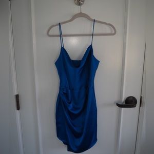 Zara blue mini dress